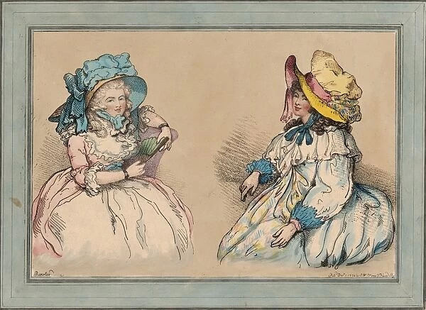Drawings Prints, Print, Beauties, Publisher, Artist, Samuel William Fores, Thomas Rowlandson
