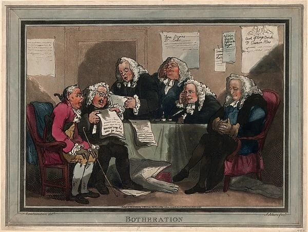 Drawings Prints, Print, Botheration, Artist, Publisher, Thomas Rowlandson, Samuel William Fores