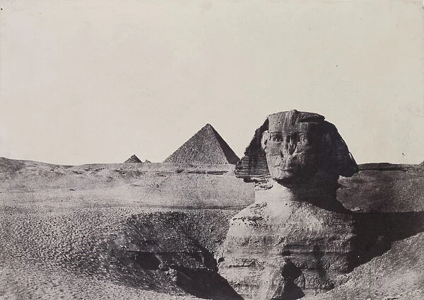 Egypt Moyenne Le Sphinx Maxime Du Camp French