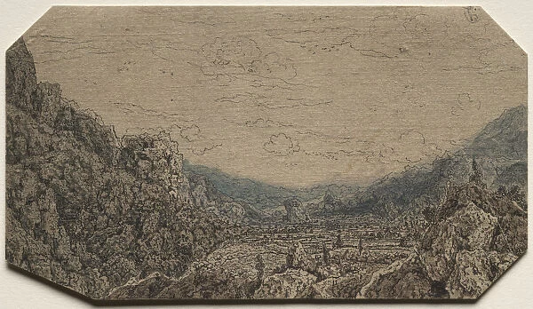 Enclosed Valley 1623-1630 Hercules Seghers Dutch