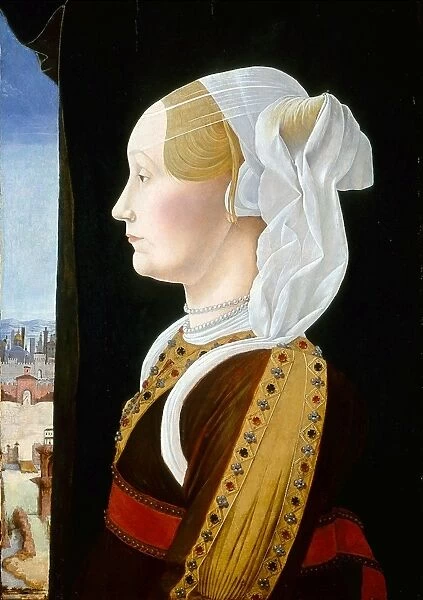 Ercole de Roberti, Ginevra Bentivoglio, Italian, c. 1455-1456-1496, c. 1474-1477