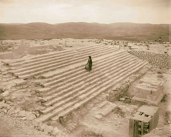 excavations Samaria Stairway Roman temple 1900