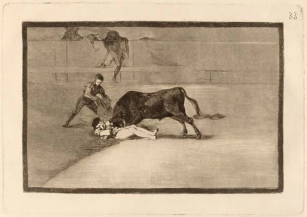 Francisco de Goya, La desgraciada muerte de Pepe Illo en la plaza de Madrid (The