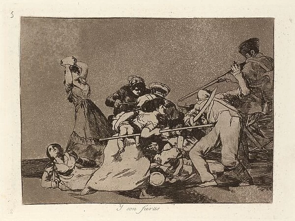 Francisco de Goya, Y son fieras (And They Are Like Wild Beasts), Spanish, 1746 - 1828