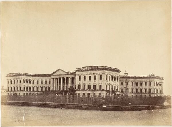 Grand Entrance Government House Calcutta 1850s