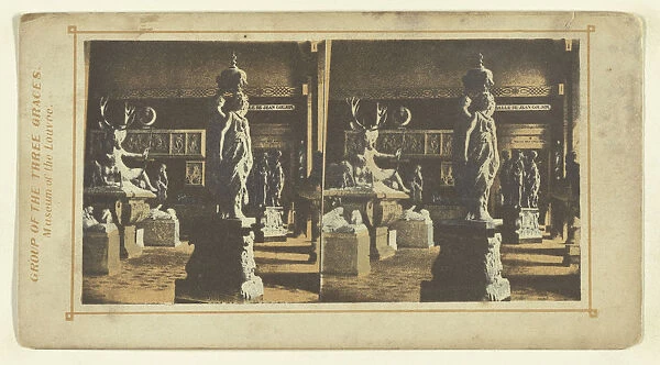 Group Three Graces Museum Louvre Attributed London Stereoscopic