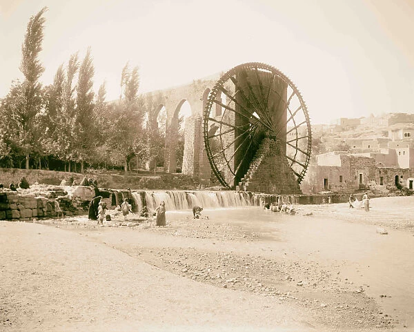 Hama Waterwheel Orontes River 1898 Syria Ḥamāh