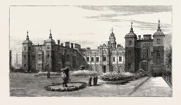 Hatfield House, Hertfordshire, the Seat of the Marquis of Salisbury: South Front, Uk
