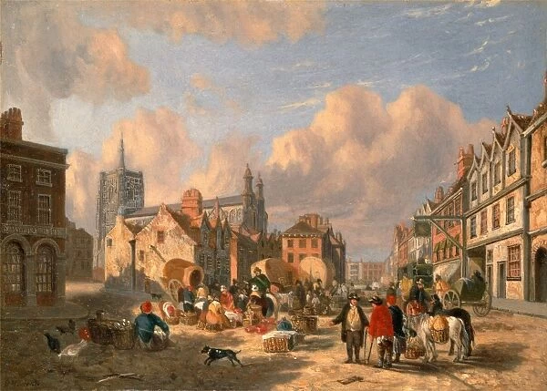 The Haymarket, Norwich Signed and dated, lower left: D