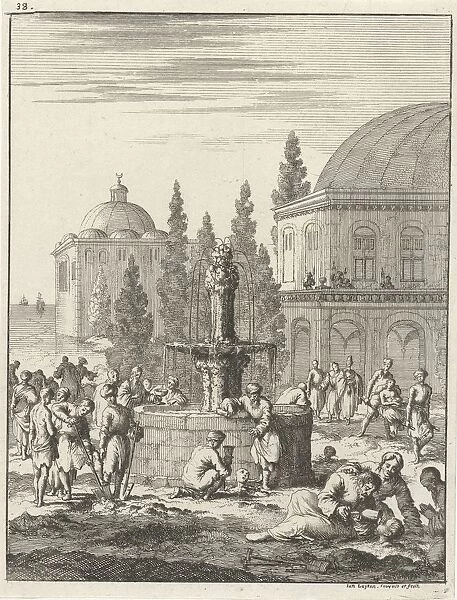Healing fountain Constantinople sick buried watered
