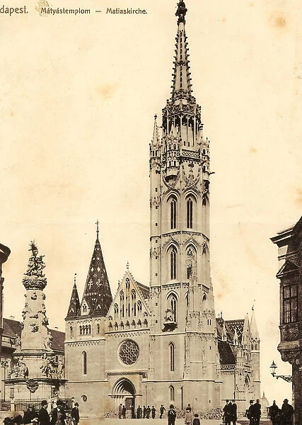 Historical images Matthias Church Budapest 1905