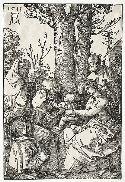 Holy Family Joachim Anna 1511 Albrecht Dürer