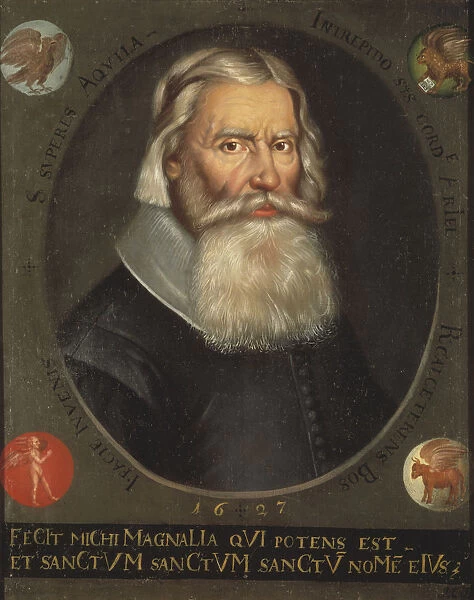 IL Johannes Bureus 1568-1652 painting portrait