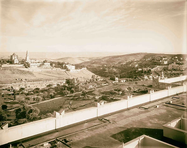 Jerusalem View southwest King David Hotel 1938