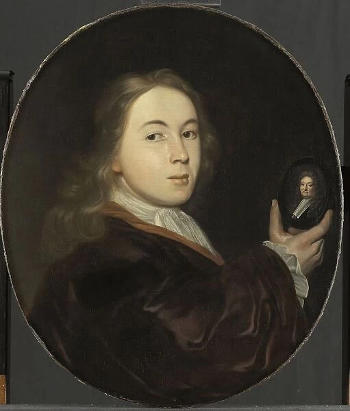 Johannes Bakhuysen 1683-1731 Miniature Portrait