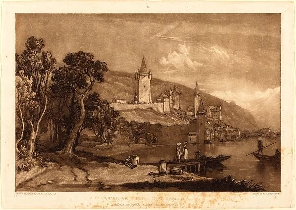 Joseph Mallord William Turner and Thomas Hodgetts, British (1775-1851), Ville de Thun