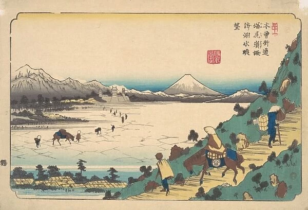 Lake Suwa Shiojiri Pass Edo period 1615-1868