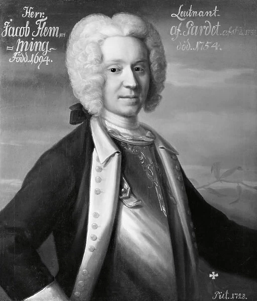 Lorens Pasch Elder Jakob Fleming 1695-1754 painting