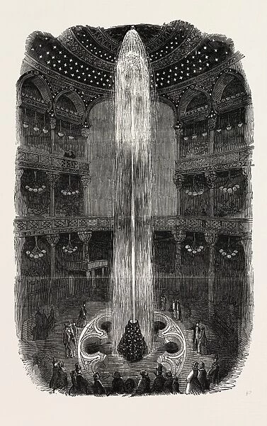The Luminous Fountain, at the Panopticon, Leicester Square, London, 1854