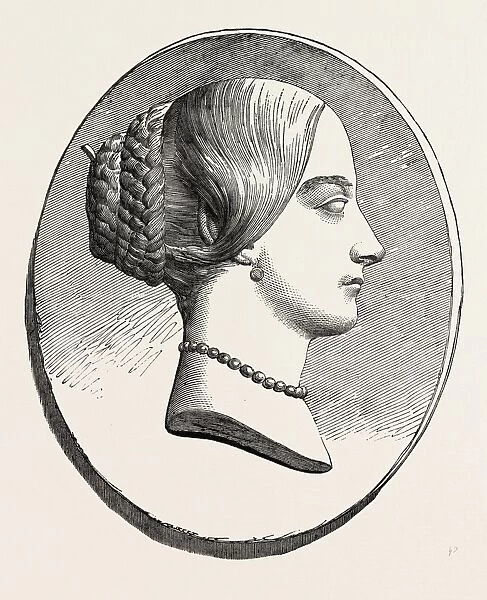 MADEMOISELLE CAROLINE DUPREZ, 1832-1874, FRENCH SOPRANO, 1851 engraving