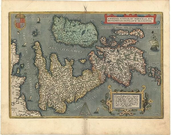 Map Angliae Scotiae et Hiberniae sive Britannicar