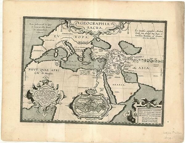 Map Geographia sacra ex conatibus geographicis Abrahami Ortelij