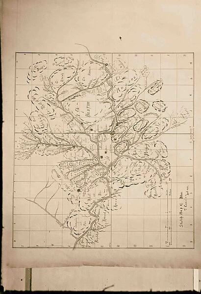 Map Petra 1934 Jordan Extinct city