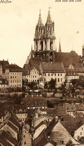 Meissen Cathedral Buildings MeiBen 1917