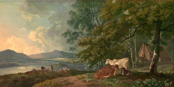 Morning: Landscape with Cattle, George Barret, ca. 1728  /  32-1784, British