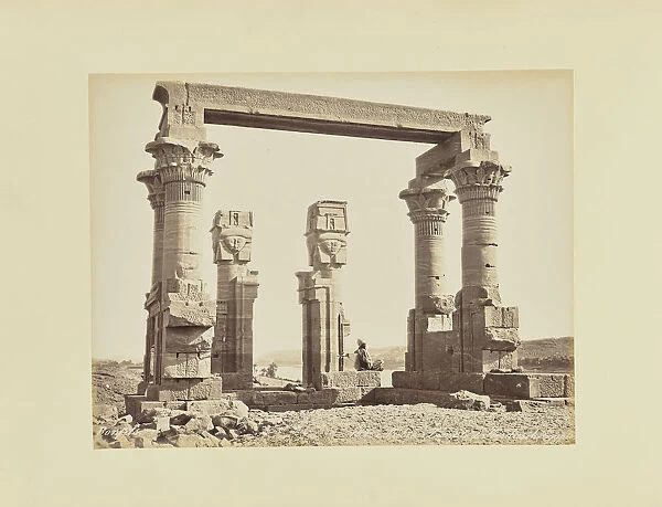 Nubie Temple de Kerdaseh egypte Felix Bonfils
