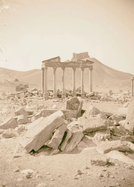 Palmyra Tadmor Remains Temple west colonnade