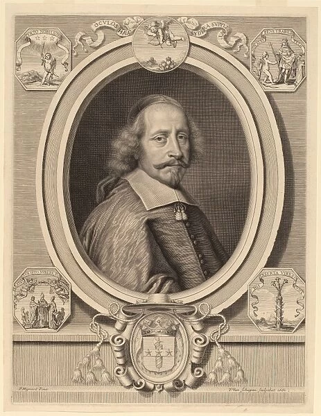 Peter Ludwig van Schuppen after Pierre Mignard I (Flemish, 1627 - 1702), Cardinal