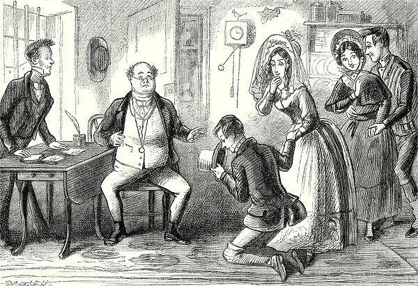 Pickwick Papers, Mr. Pickwick could scarcely believe the evidence of his own