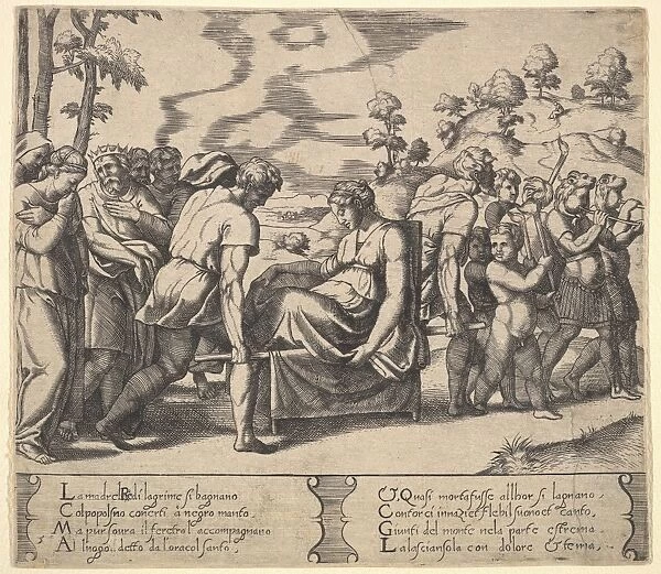 Plate 5 Psyche carried litter Fable Cupd Psyche