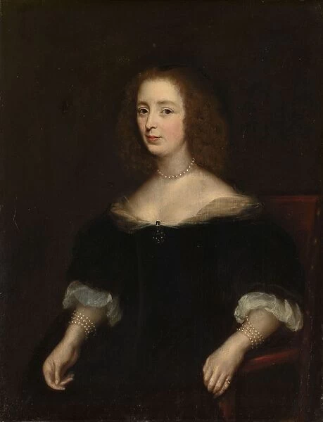 Portrait Anna van den Corput 1599-1645 Wife Jacob de Witt