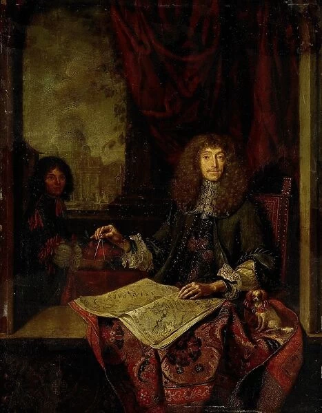 Portrait Carel Quina 1622-89 Knight Holy Sepulcher
