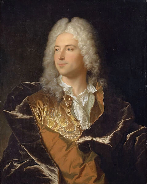 Portrait Chevalier Lucas Schaub Basel 1722 oil