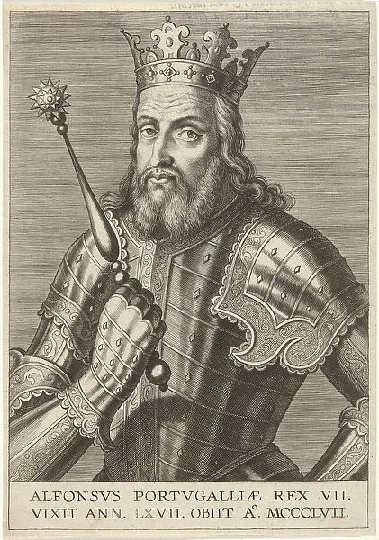 Portrait King Alfonso IV Portugal Kings princes