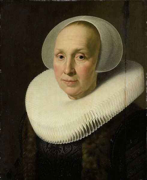 Portrait Margriet Benningh 1565-1641 Pieter Dircksz Hasselaers second wife