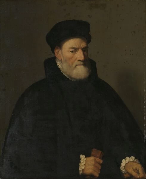 Portrait of an Old Man, probably Vercellino Olivazzi, Senator from Bergamo, attributed