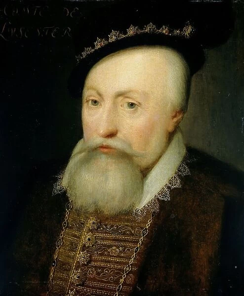 Portrait Robert Dudley Earl Leicester 1532-88
