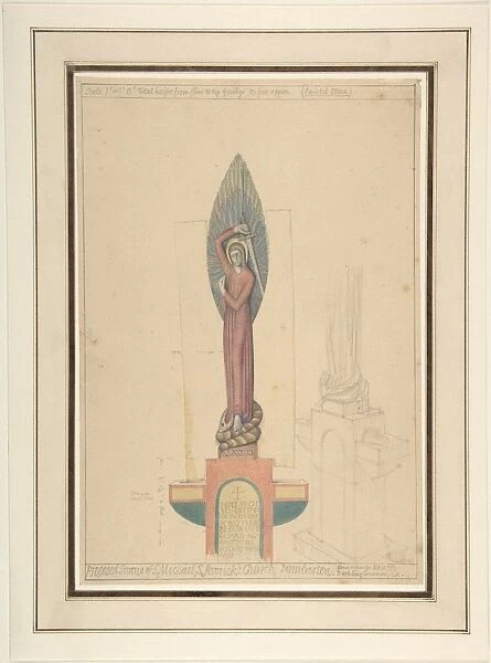 Proposed Statue St Michael Patrick Church Dumbarton