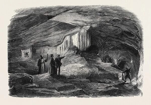 The Royal Caverns at Jerusalem, 1869