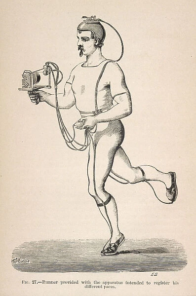 Runner provided apparatus intended register different paces