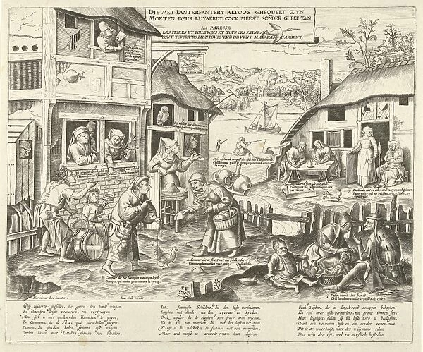 Sloths, Frans Huys, Cornelis Massijs, Joannes Galle, 1546 - 1562
