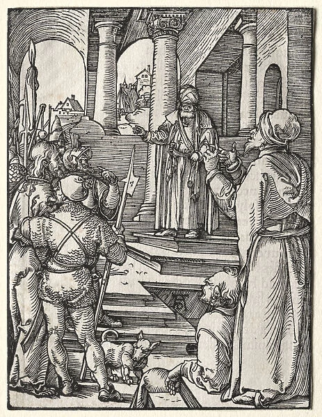 Small Passion Christ Pilate 1509-1511 Albrecht Dürer
