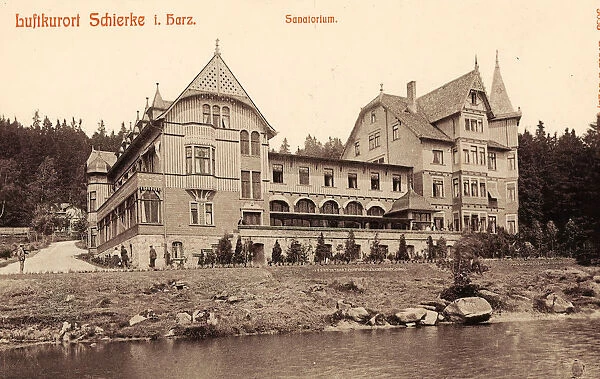 Spa buildings Germany Schierke 1907 Saxony-Anhalt