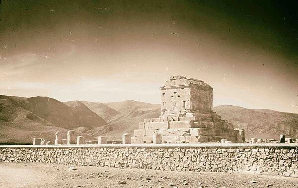 Tomb Cyrus Iran 1898