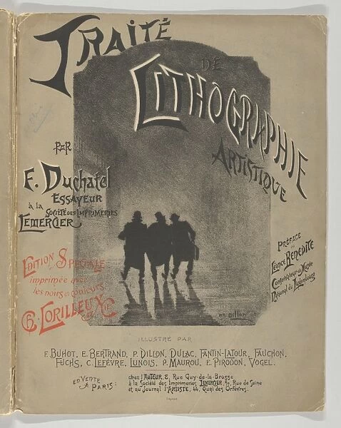 Traite de Lithographie Artistique 1893 Lithography