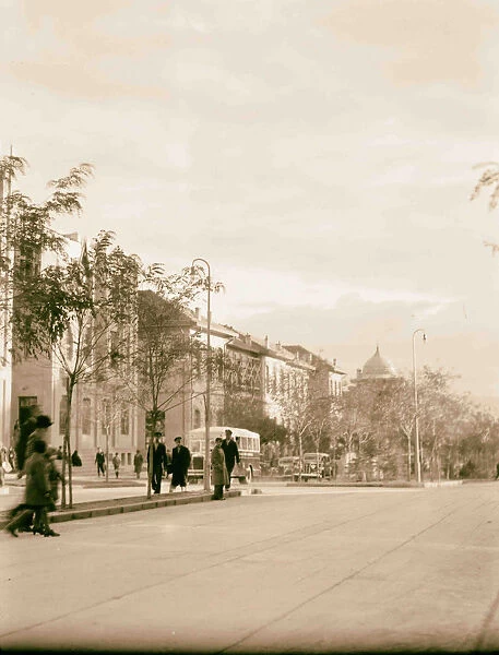 Turkey Ankara Scene main boulevard 1935